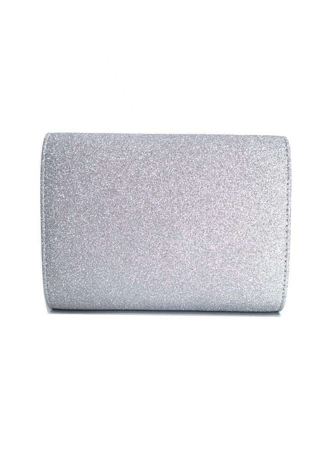 Gets Women Evening Bag Rhinestone Bow Clutch Purse for Women Party Wedding Prom Cocktail Formal Flap Handbags (Shiny Black) - Image 5