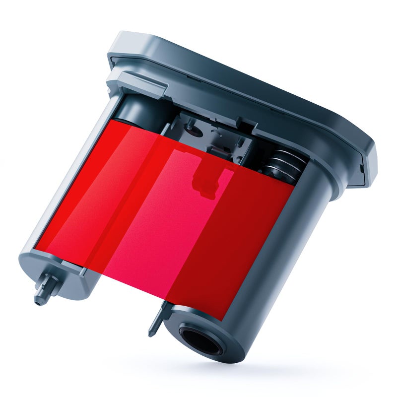 NIIMBOT Compatible M2 Labeling Ribbon Replacement Refill Tapes Only for M2 Blue Thermal Transfer Label Printer Clear Printing Long Storage Time Up to 24 Meters Red - Image 2