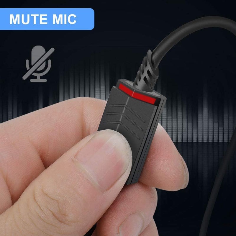 MQDITH 2.0M Replacement Audio Cable Compatible with Astro A40 A40TR Gaming Headset, Inline Mute Wire and No Volume Control Cord (TPE Cord) - Image 3