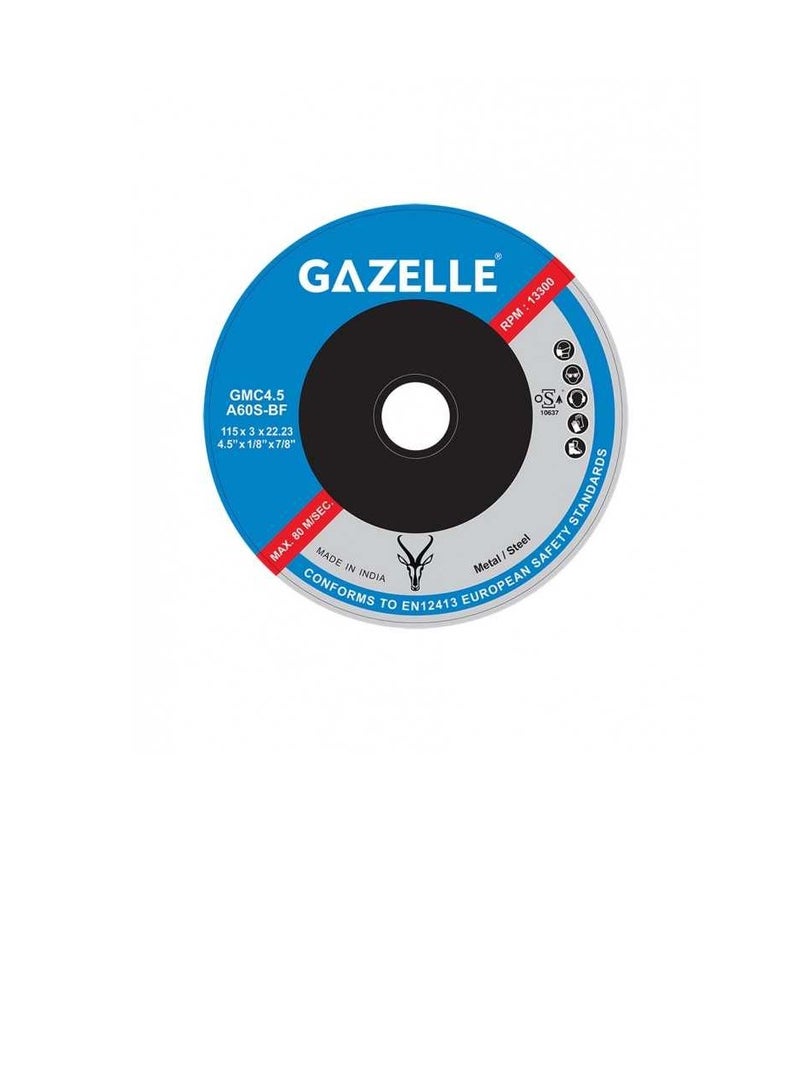 Gazelle Metal/Steel Cutting Disc 4.5" - Image 1