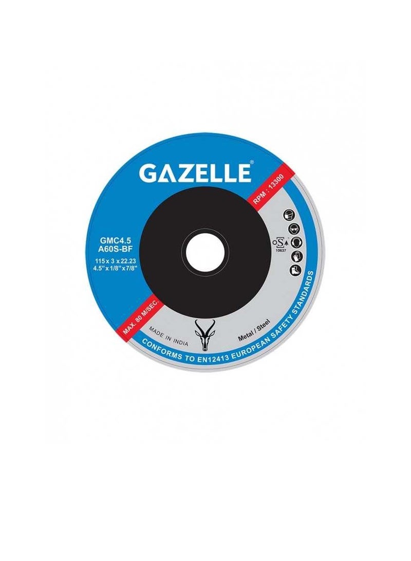 Gazelle Metal/Steel Cutting Disc 4.5" - Image 2