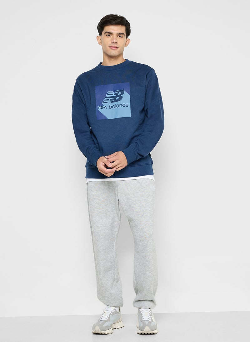 New Balance Boxed Stack Sweatshirt - Image 4