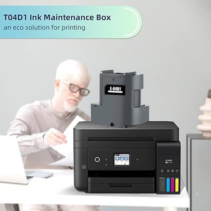Kosh صندوق الصيانة للاستخدام مع طابعات إبسون L6160 و L6170 و L6190 و M1140 و M1170 و M1180 و M2140 و M2170 و M3140 و M3170 و M3180 (رمز OEM: T04D1 - C13T04D100) - Image 4