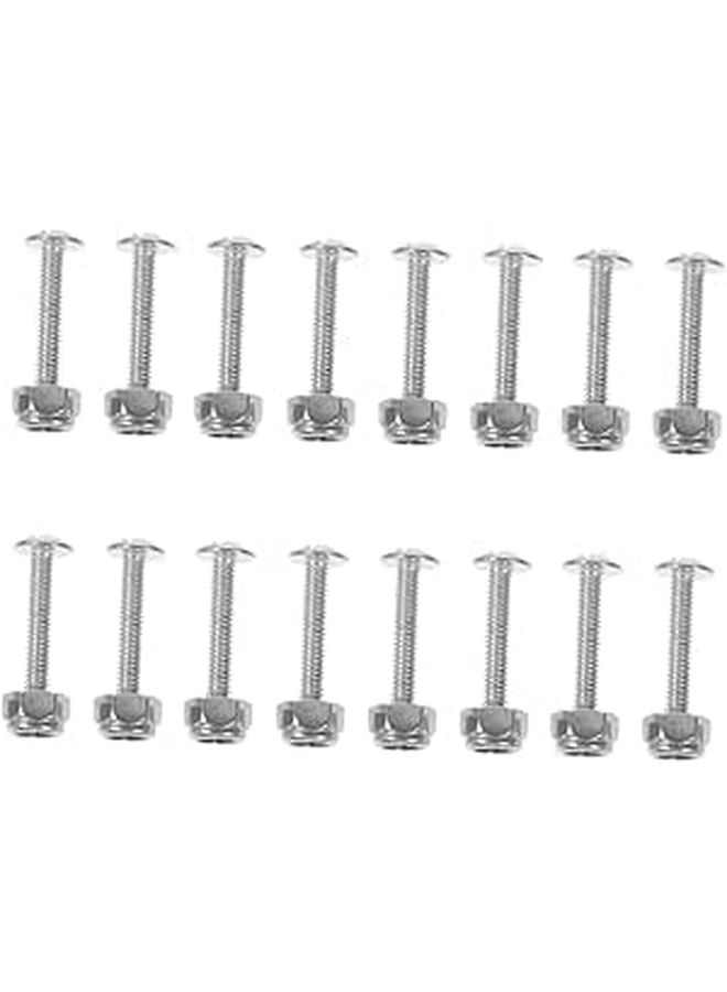 16pcs Metal Foosball Table Parts Screws And Nuts Replacement Kit For Player Assembly Accessories - Image 1