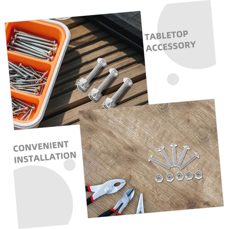 16pcs Metal Foosball Table Parts Screws And Nuts Replacement Kit For Player Assembly Accessories - Image 4