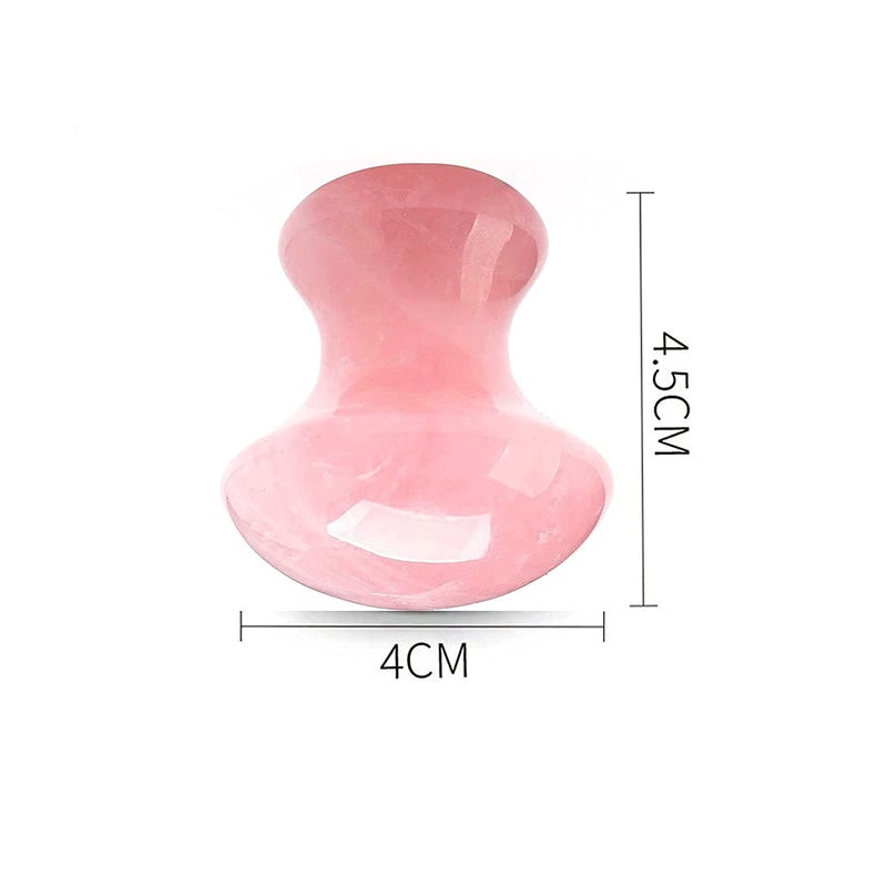 TechPro Gua Sha Facial Tool, Natural Jade Stone Guasha Board for SPA Acupuncture Therapy Trigger Point Treatment, Gua Sha Scraping Massage Tool, Face Roller and Manual Massage Stone for Skin care - Image 2