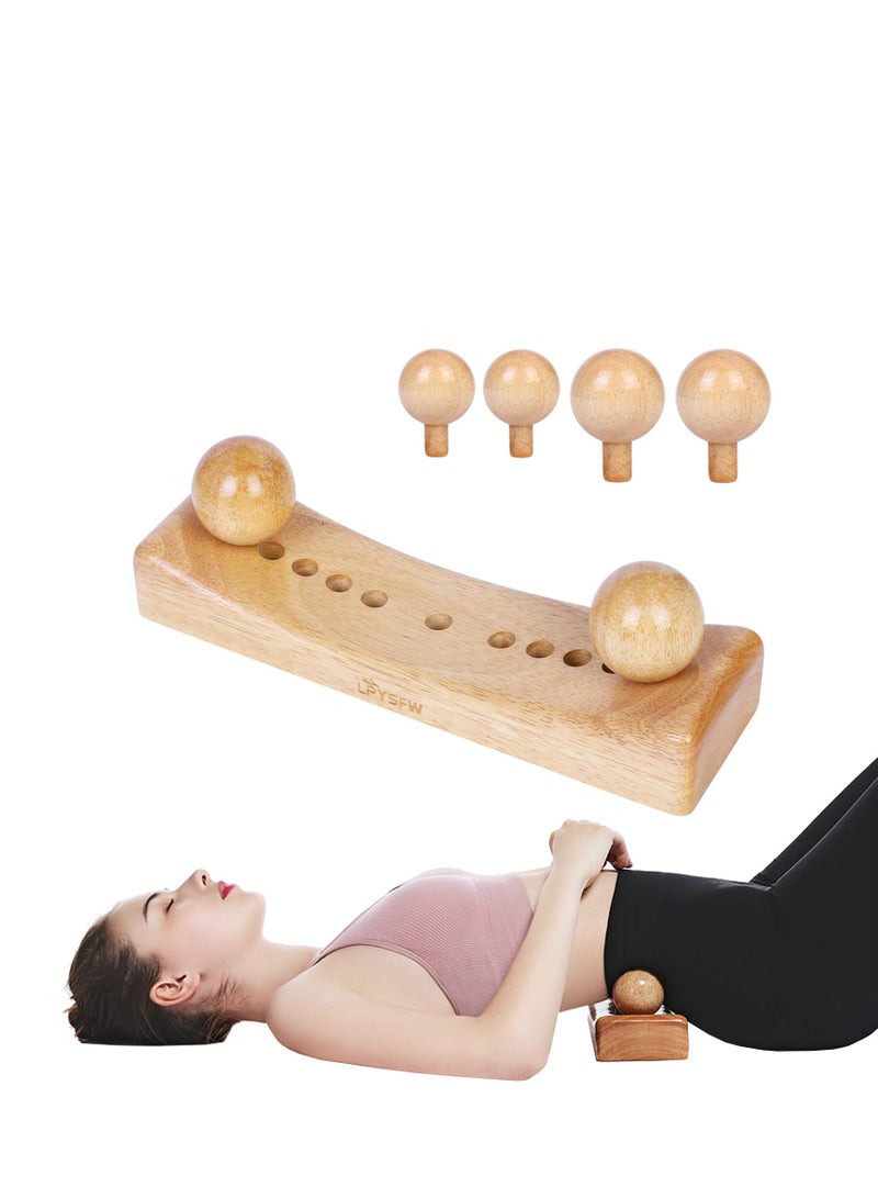 Excefore Psoas Muscle Release Tool, Personal Body Massage for Release Back Bain, Trigger Point Physical Therapy with 6 Massage Heads - Image 1