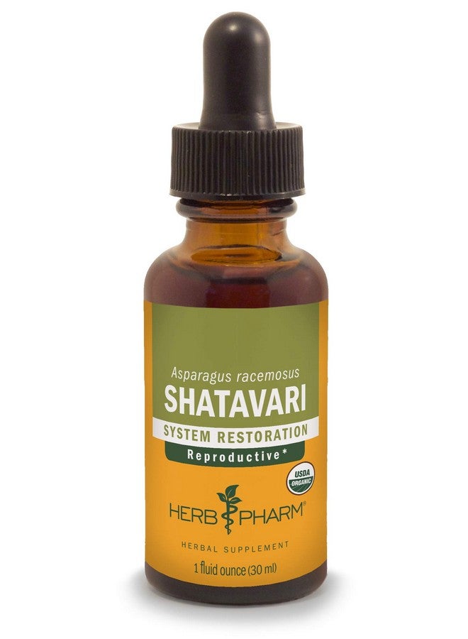 HERB PHARM مستخلص شاتافاري السائل العضوي المعتمد من هيرب فارم لدعم الجهاز التناسلي الأنثوي - 1 أونصة - Image 1