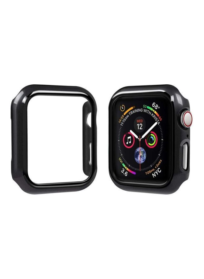 NIBEMINENT Protective Snap-On Case For Apple Watch 4th Generation 40millimeter Black - Image 2