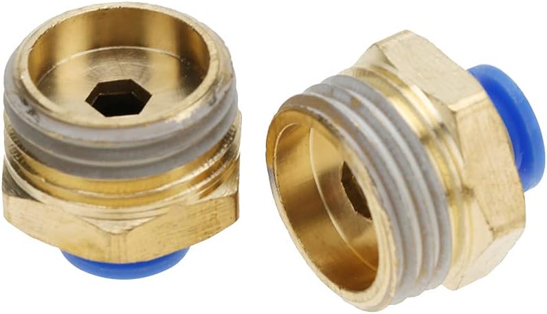 موصلات هوائية سريعة 6 مم ملحقات هواء معدنية عالية الضغط مجموعة 20 قطعة مقاس PC6 4 5 قطع - Image 4