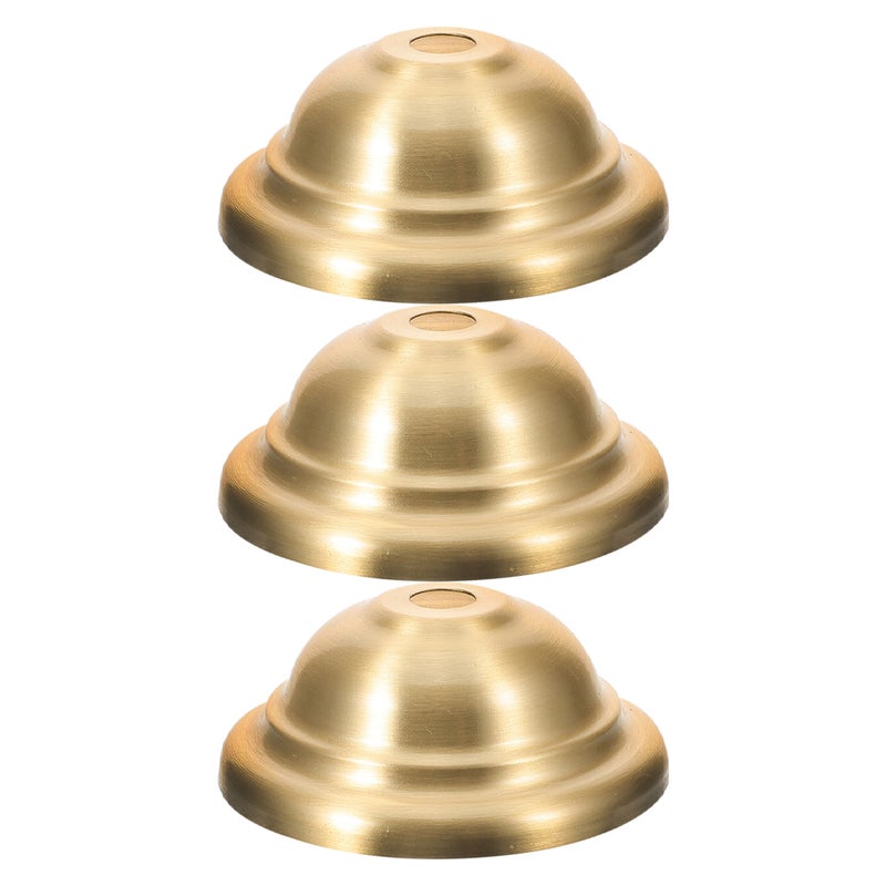 3pcs Lamp Socket Cup: Decorative Lamp Finial Cover Vintage Light Base Holder Cover Sleeve Decorative Lighting Accessories For Living Room Dining Room - Image 3