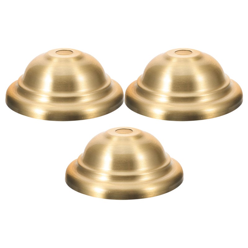 3pcs Lamp Socket Cup: Decorative Lamp Finial Cover Vintage Light Base Holder Cover Sleeve Decorative Lighting Accessories For Living Room Dining Room - Image 4