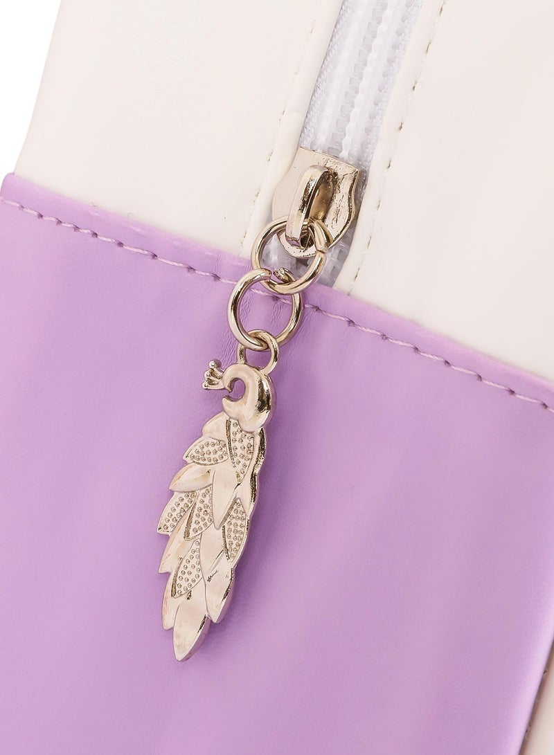 Eazy Kids Sequin School Backpack - Horse Purple  - Image 5