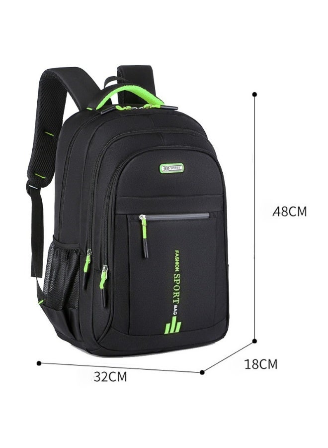 Large Capacity Casual Backpack for Men & Women, Business Travel, School, and Laptop, Black - Image 3