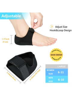 BTFMEI 1 Pair Plantar Fasciitis Socks with Arch Support, Heel Protectors, Heel Cushion Support for Plantar Fasciitis, Heel Pain, Heel Pads for Aching Feet,Tendinitis, Bone Spur, Cracked Heel Repair  - Image 4