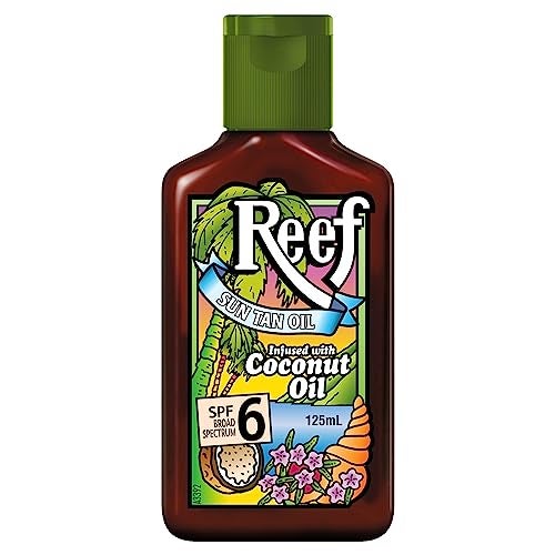 Reef Dark Sun Tan Oil Coconut 125ml SPF6