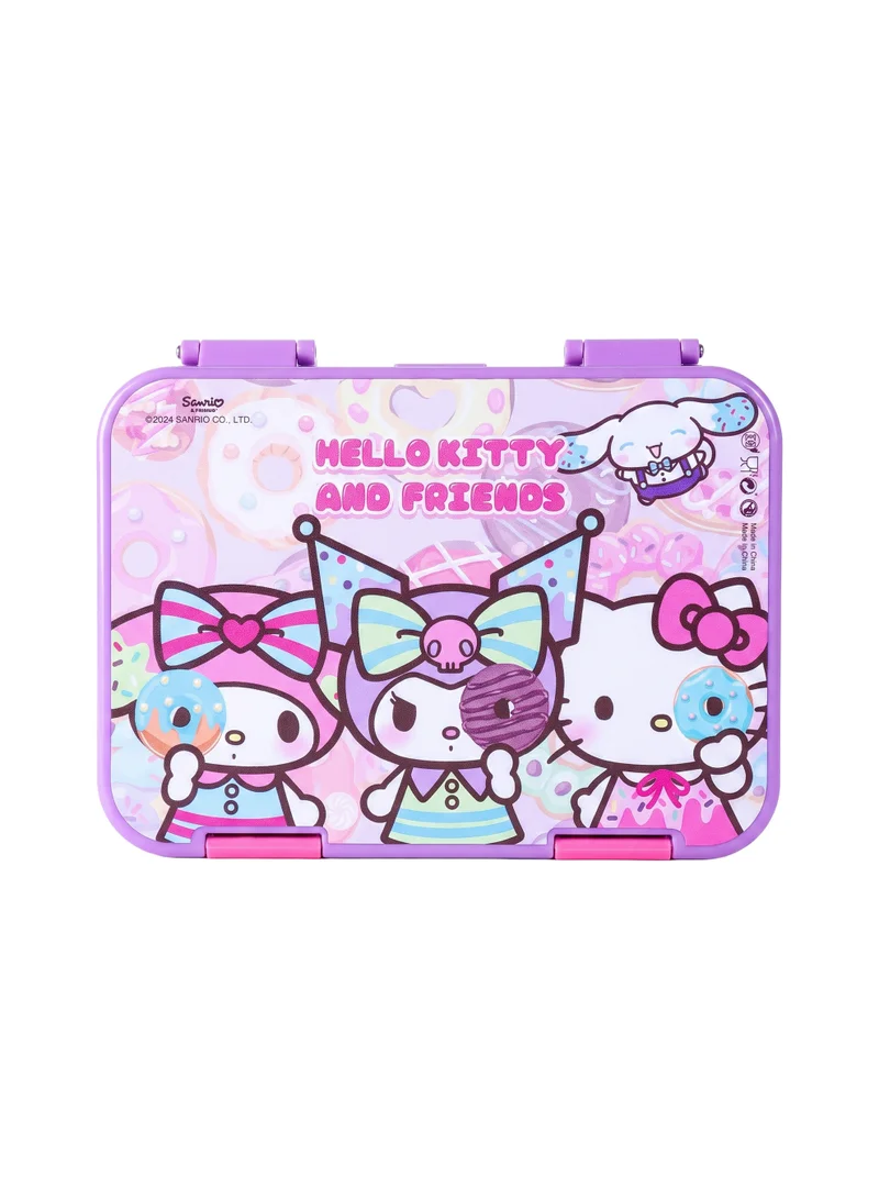 سانريو Sanrio Hello Kitty Regular Bento Lunch Box 800ML | Multi-Compartment Food Storage Box
