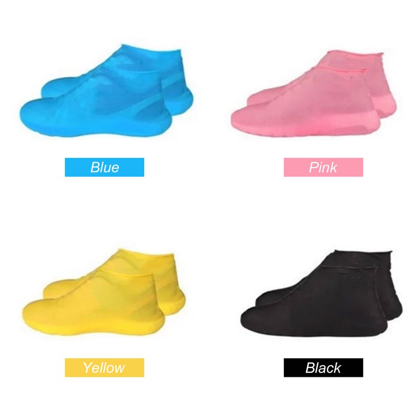 Shoes Cover Rain Shoes Cover Wear-resistant Non-slip Waterproof Shoes Cover for Adult Children Latex Shoe Cover - Image 2