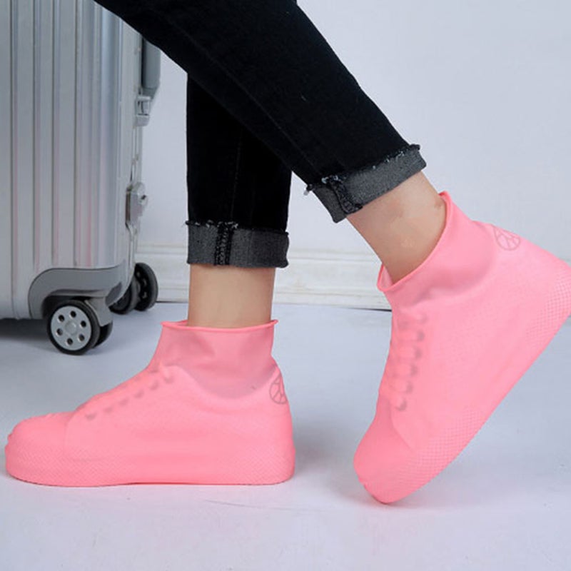 Shoes Cover Rain Shoes Cover Wear-resistant Non-slip Waterproof Shoes Cover for Adult Children Latex Shoe Cover - Image 5