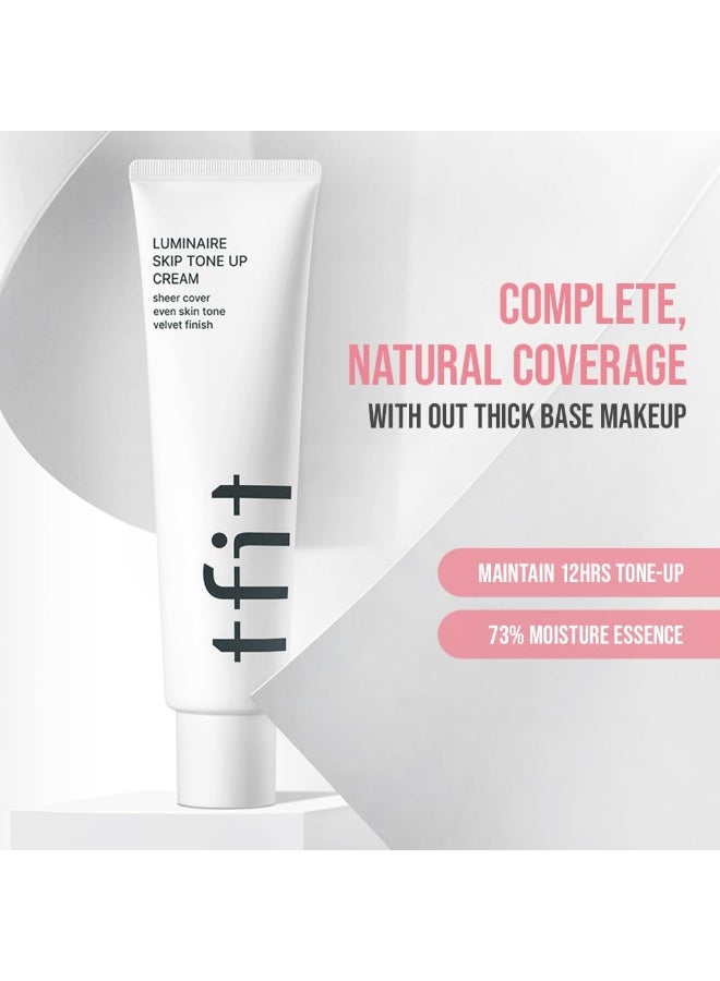 TFIT Luminaire Skip Tone Up Cream - Face Base (100g) - Image 3