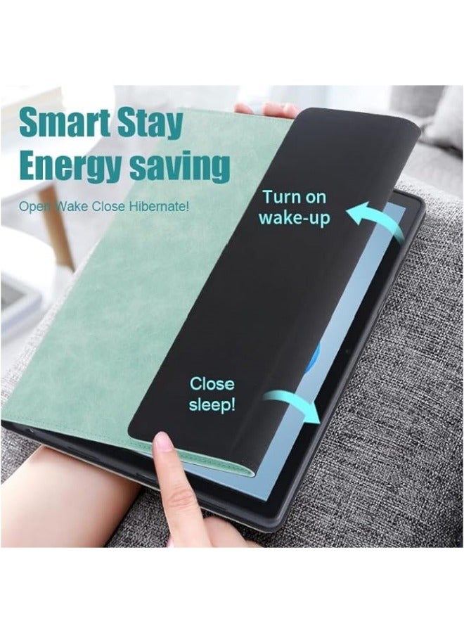 Compatible with Surface Pro 9 Case 2022, PU Leather Protective Shell Cover Tablet Sleeve with Small Bag Support Multi Viewing Angles Compatible with Type Cover Keyboard - Image 2