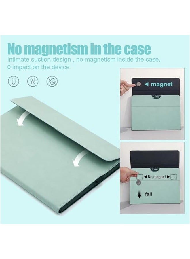 Compatible with Surface Pro 9 Case 2022, PU Leather Protective Shell Cover Tablet Sleeve with Small Bag Support Multi Viewing Angles Compatible with Type Cover Keyboard - Image 3