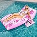 SLOOSH Inflatable Pool Floats Adult Extreme Comfort Pool Lounge Chair with Detachable Cup Holder Heavy Duty Lounger Floating Recliner Blow Up Floaties Water Floaty Lake Beach Tanning Float Pink - Image 3