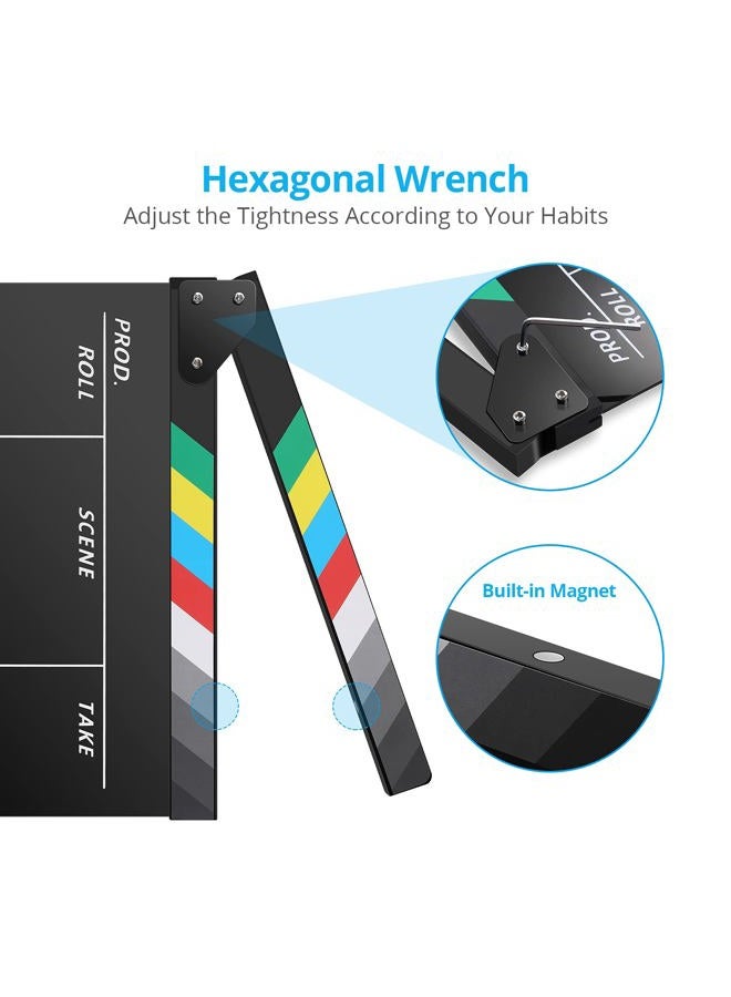 Temery لوحة تصوير الأفلام الأكريليكية - 12 × 10 بوصة لوحة تصوير الأفلام ديكور سينما مع ممحاة سبورة مغناطيسية، قلمين مخصصين، قطعة قماش للتنظيف ومفتاح سداسي - Image 5