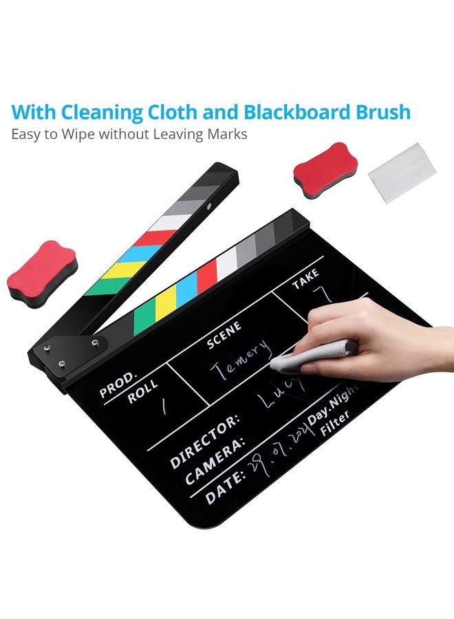 Temery لوحة تصوير الأفلام الأكريليكية - 12 × 10 بوصة لوحة تصوير الأفلام ديكور سينما مع ممحاة سبورة مغناطيسية، قلمين مخصصين، قطعة قماش للتنظيف ومفتاح سداسي - Image 3