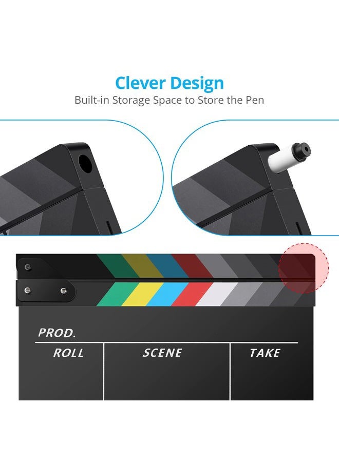 Temery لوحة تصوير الأفلام الأكريليكية - 12 × 10 بوصة لوحة تصوير الأفلام ديكور سينما مع ممحاة سبورة مغناطيسية، قلمين مخصصين، قطعة قماش للتنظيف ومفتاح سداسي - Image 4