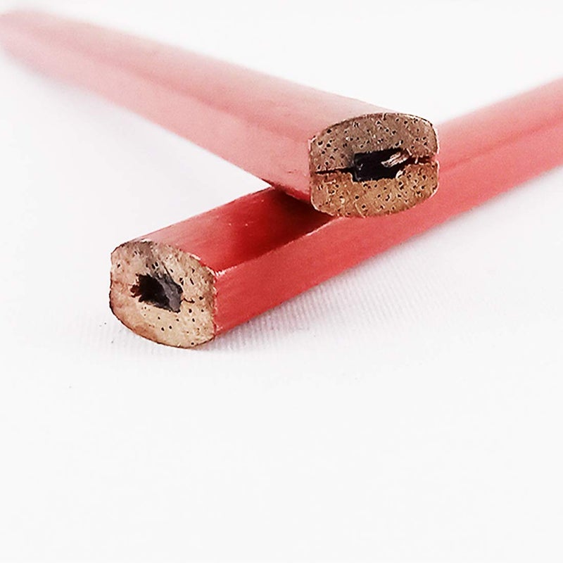 DIY Crafts pack of 3Pcs DIY Crafts 10 Pcs Oval Black Graphite Red Carpenter Pe pack of 3Pcs DIY Crafts - Image 3