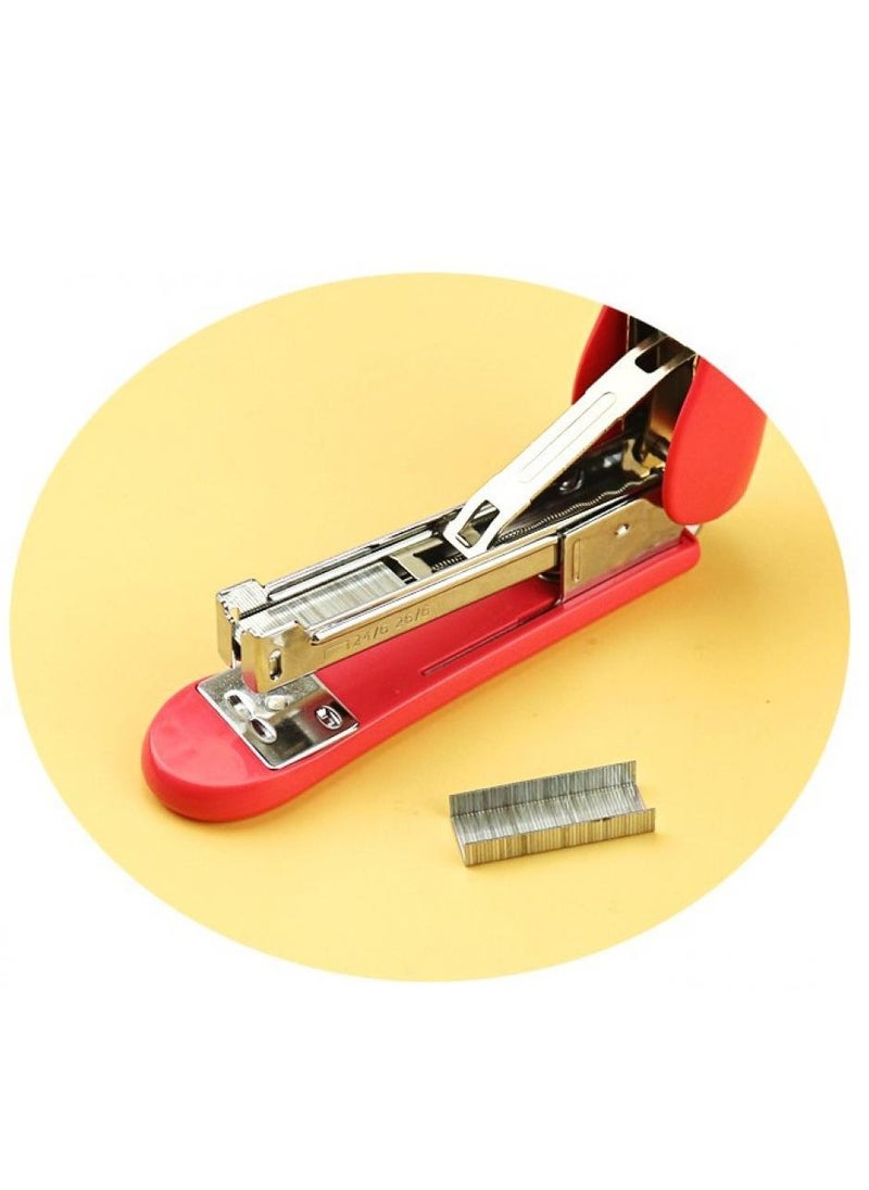 Alissa Desktop Stapler With  Staple Remover And 1000Pcs Stapler Pin For Office School And Home (White)  - Image 4