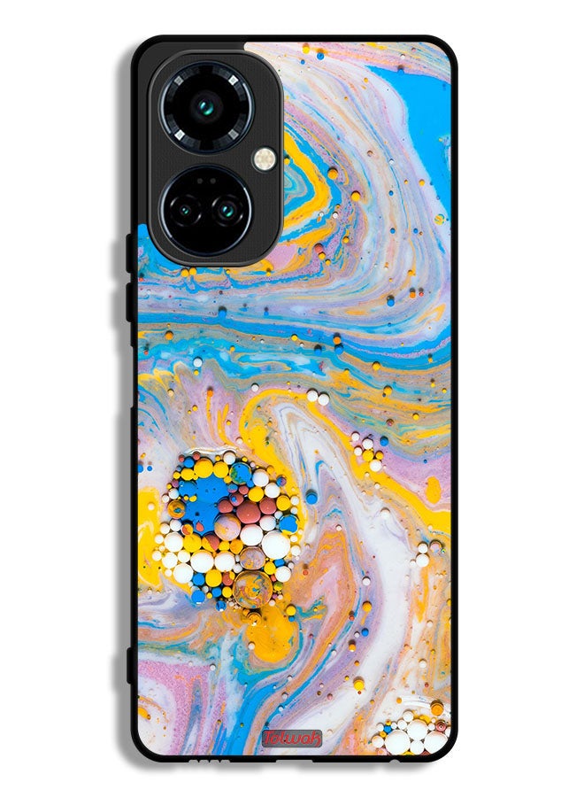 Tolwak Tecno Camon 19 Protective Case Cover Gems Colorful Abstraction - Image 1