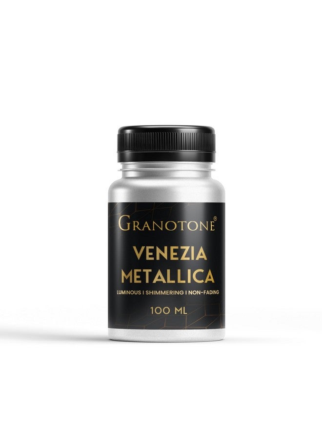 GRANOTONE Acrylic Venezia Non-Fading Shimmering Metallic Colour Acrylic Paint with Rich Pigments Non-Toxic Ideal for Kids Artist & Beginners (GOLD, SILVER)