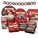 Oojami Movie Night Party Supplies for 24 Guests Plates Cups Napkins Table Covers Banner Disposable Movie Themed Party Decorations for Birthday Awards Red Carpet Family Movie Night - Image 4