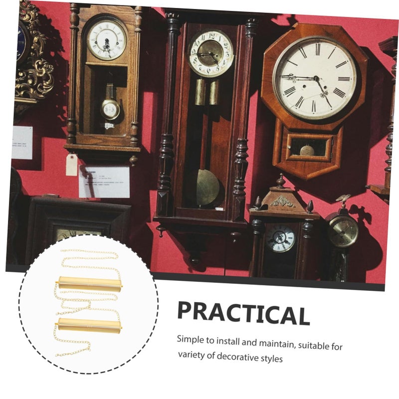 Hollow Metal Pendulum Clock Decorative Hammer For Wall Clocks Easy To Maintain - Image 4