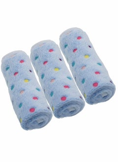 Y&D Dog Blankets Super Soft Blankets Cute Dot Pattern Pet Blanket Flannel Fluffy Cozy for Puppy Dogs or Cats Small (23" x 16")  - Image 1