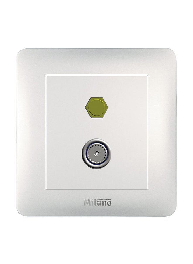 DANUBE HOME Danube Home - Milano Tv & Satellite Socket Wh Ps - Image 2