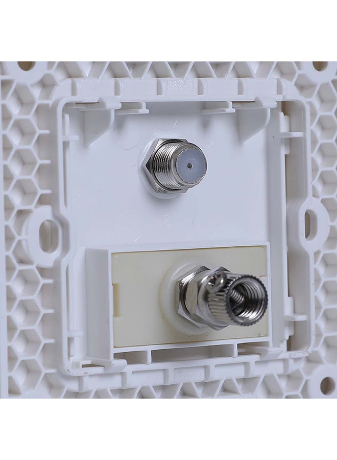 DANUBE HOME Danube Home - Milano Tv & Satellite Socket Wh Ps - Image 5