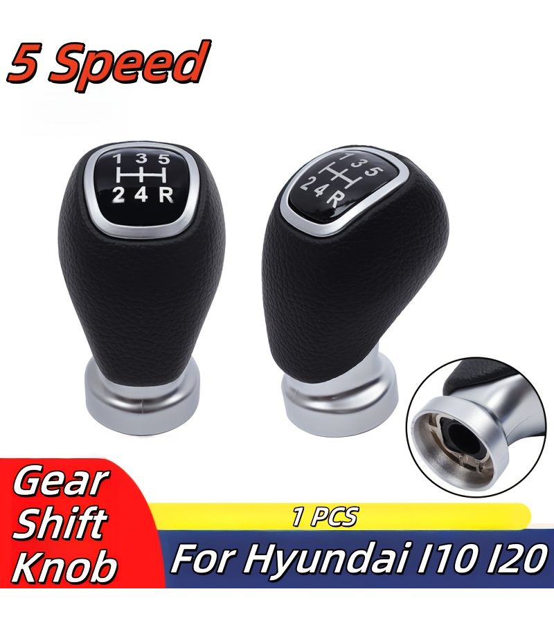 Premium 5 Speed Gear Shift Knob For Hyundai I10 I20 - Image 1