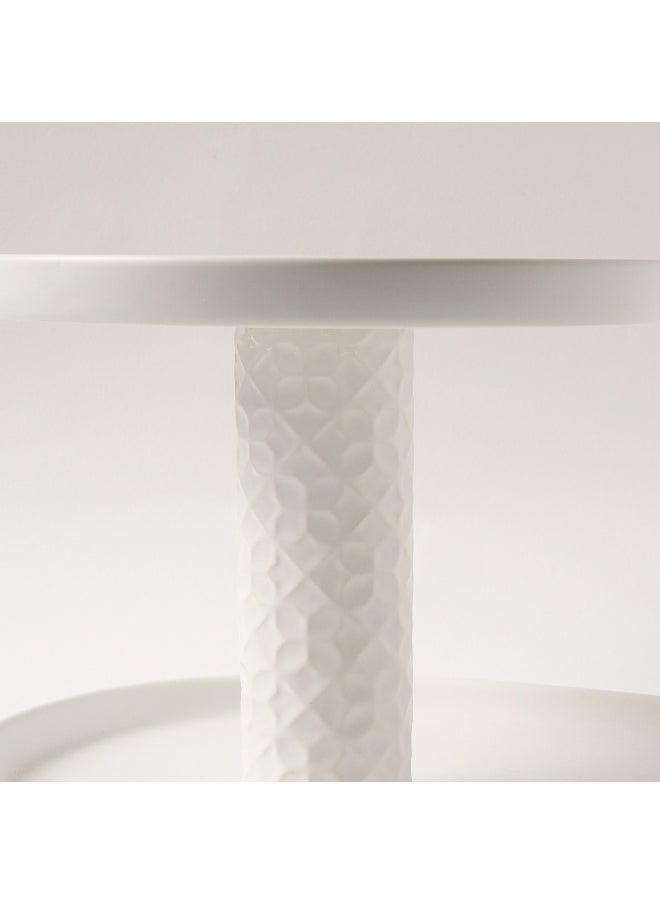 La Mesa - Safa'a white porcelain cake stand cake stand 51*45*39 cm - Image 1