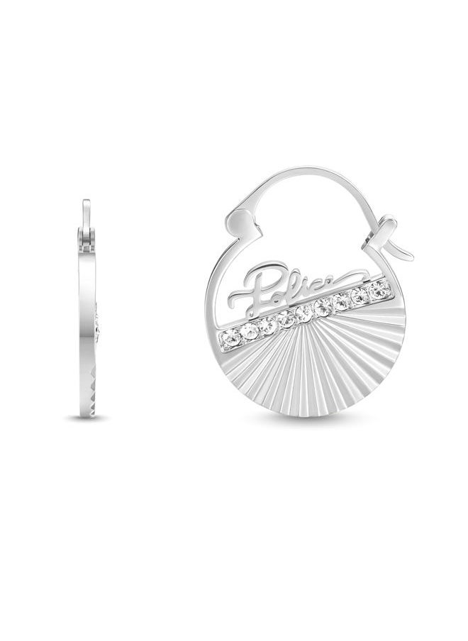 POLICE Seashell Earring for Women Stainless Steel with Crystals  - Image 2