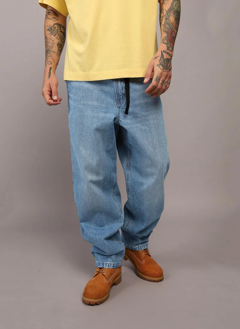 American Eagle Loose Jean Wide Leg Elastic Waistband Jeans