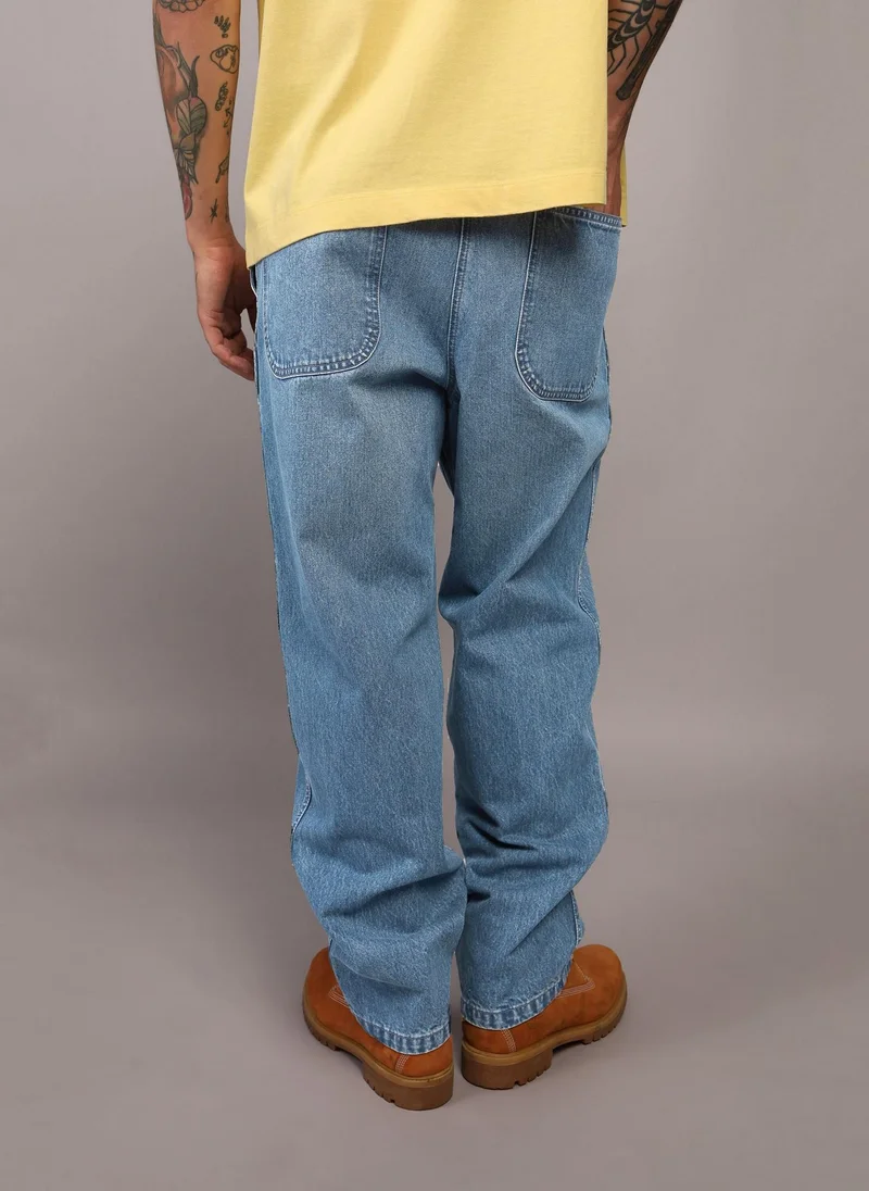 American Eagle Loose Jean Wide Leg Elastic Waistband Jeans