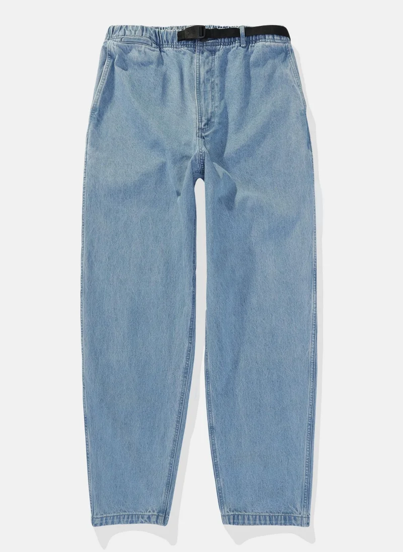 American Eagle Loose Jean Wide Leg Elastic Waistband Jeans