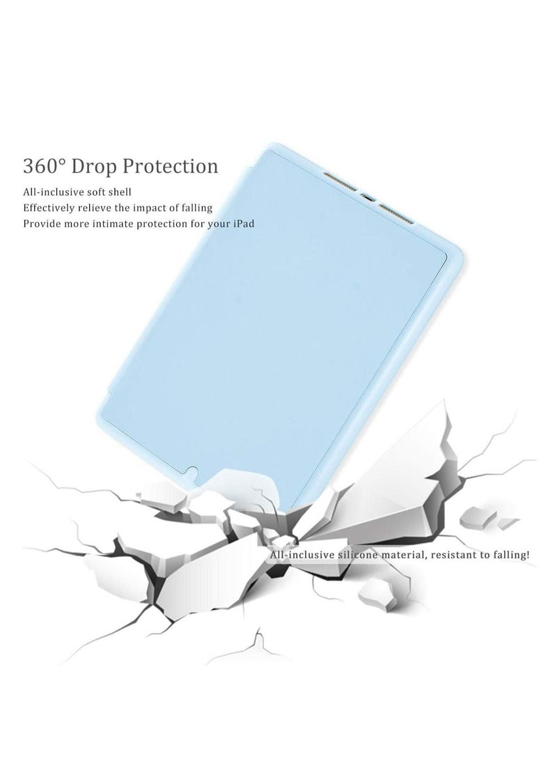 Case for iPad 6th/5th Generation 9.7-Inch, 2018/2017 Model Rebound Slim Smart Case with Built-in Pencil Holder, Strong Magnetic Trifold Stand and Auto Sleep/Wake Fit iPad 9.7 Inch - Image 3