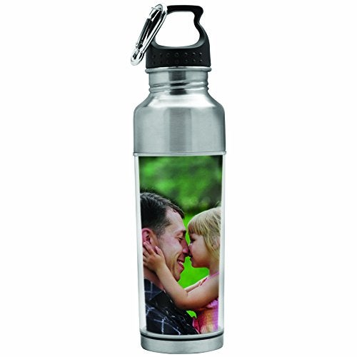 Thermo-Temp Stainless Steel Photo Water Bottle - Create Your Own - Image 1