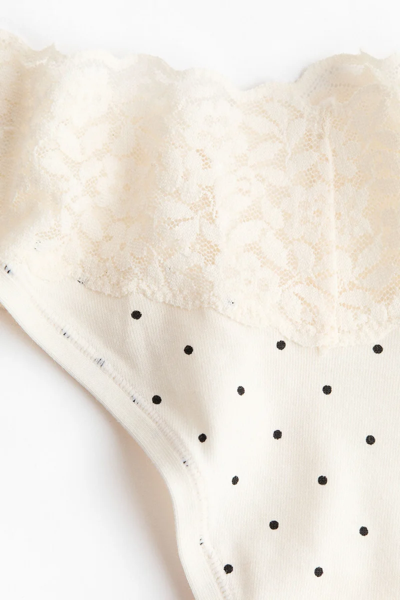 H&M 10-pack lace thong briefs