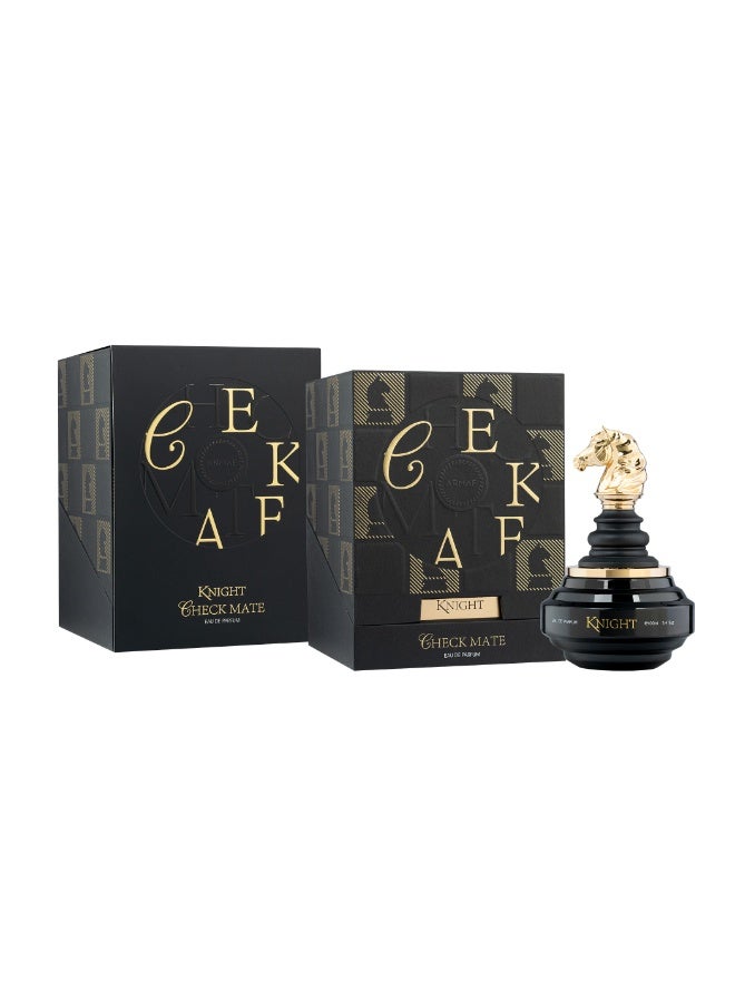 Armaf عطر أرمف تشيك ميت بلاك نايت للرجال 100 مل، عطر للرجال، رائحة فاخرة طويلة الأمد مع نغمات الهيل، الأوكاليبتوس والباتشولي، عطر مميز له - Image 2