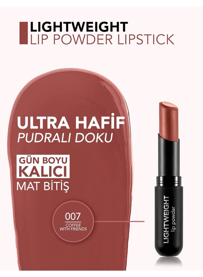 flormar Lightw. Lip Pw Sls 007 Coffee Wth Frnds - Image 3